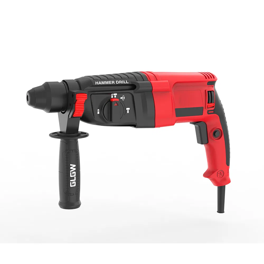 Glgw Electric 25mm Rotary Hammer Concrete Drilling Machine Impact Drill Light Demolition Hammer Jack Hammer Tools