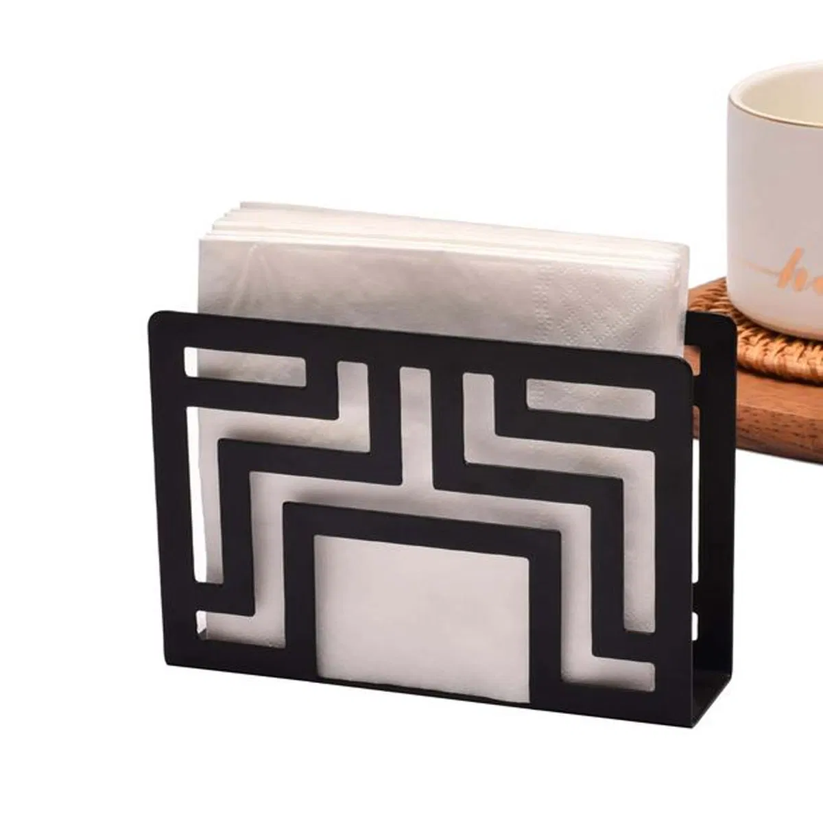 Premium Stainless Steel Napkin Holder for Contemporary Interiors
