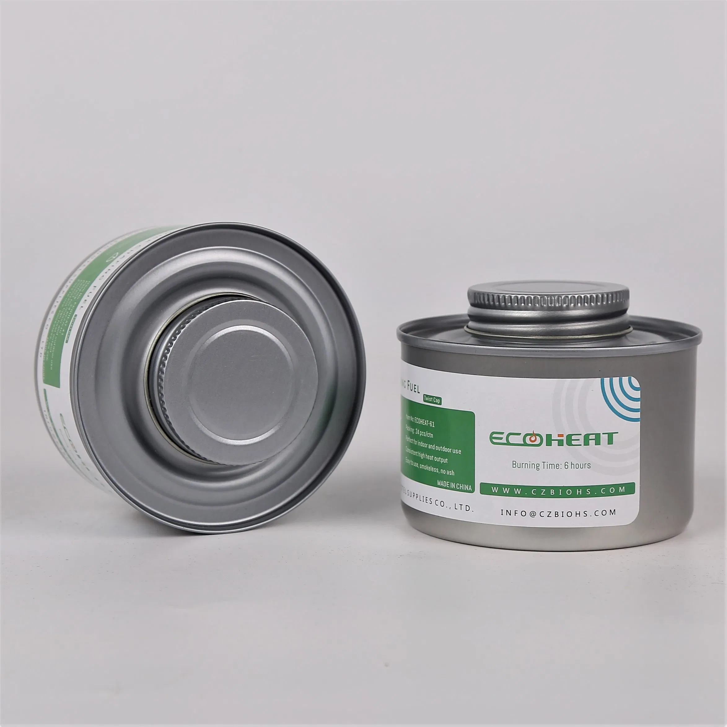 6 Hour Wick Chafing Dish Fuel with Safety Twist Cap - 24/Pack