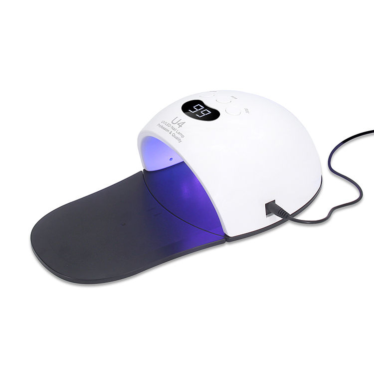 Slipper Shaped Professional 48W Gel Nail Light UV LED Nail Gel Polish Lamp for Curing Toenails
