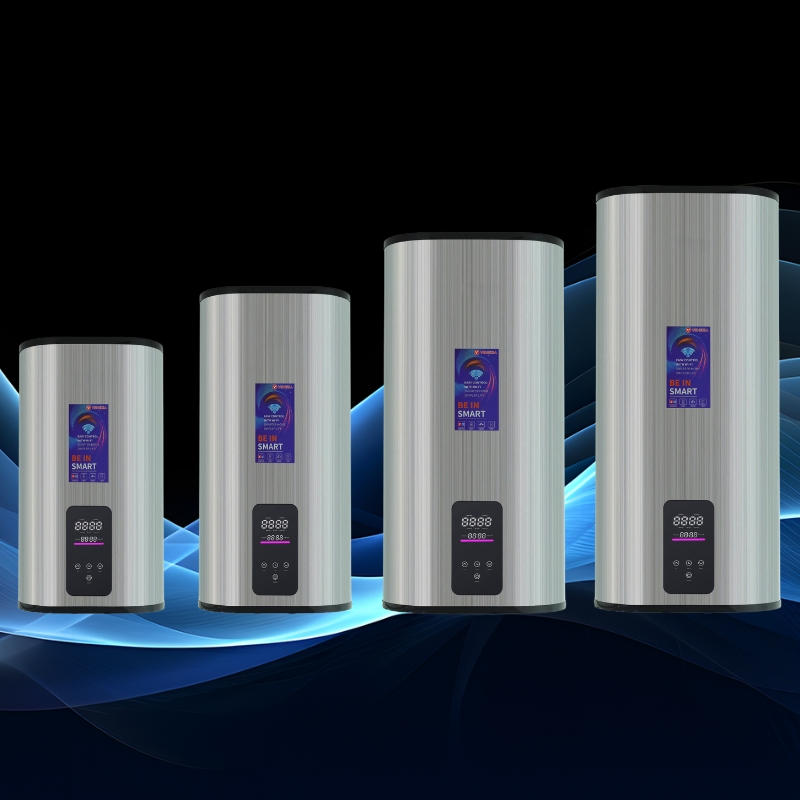 Quality Flat Slim 30L 50L 80L 100L Energy Saving Rectangle Bathroom Shower Hot Water Heating Efficient Geyser Boiler Electric Water Heater