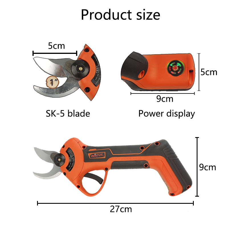 Электрические садовые ножницы Mifuse с дисплеем