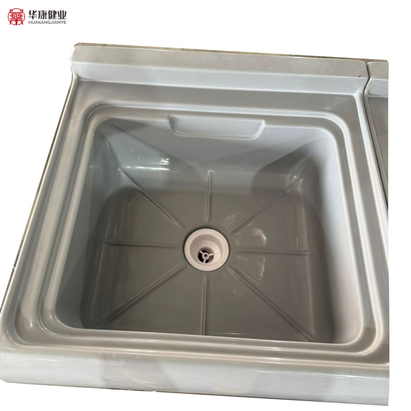 Hospital Endoscope Equipment Cleaning Sink Medical Washing Tank in Gray