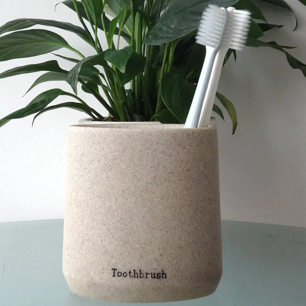 Execellent Home Decoration Polyresin Toothbrush Holder (BP2392-YS)