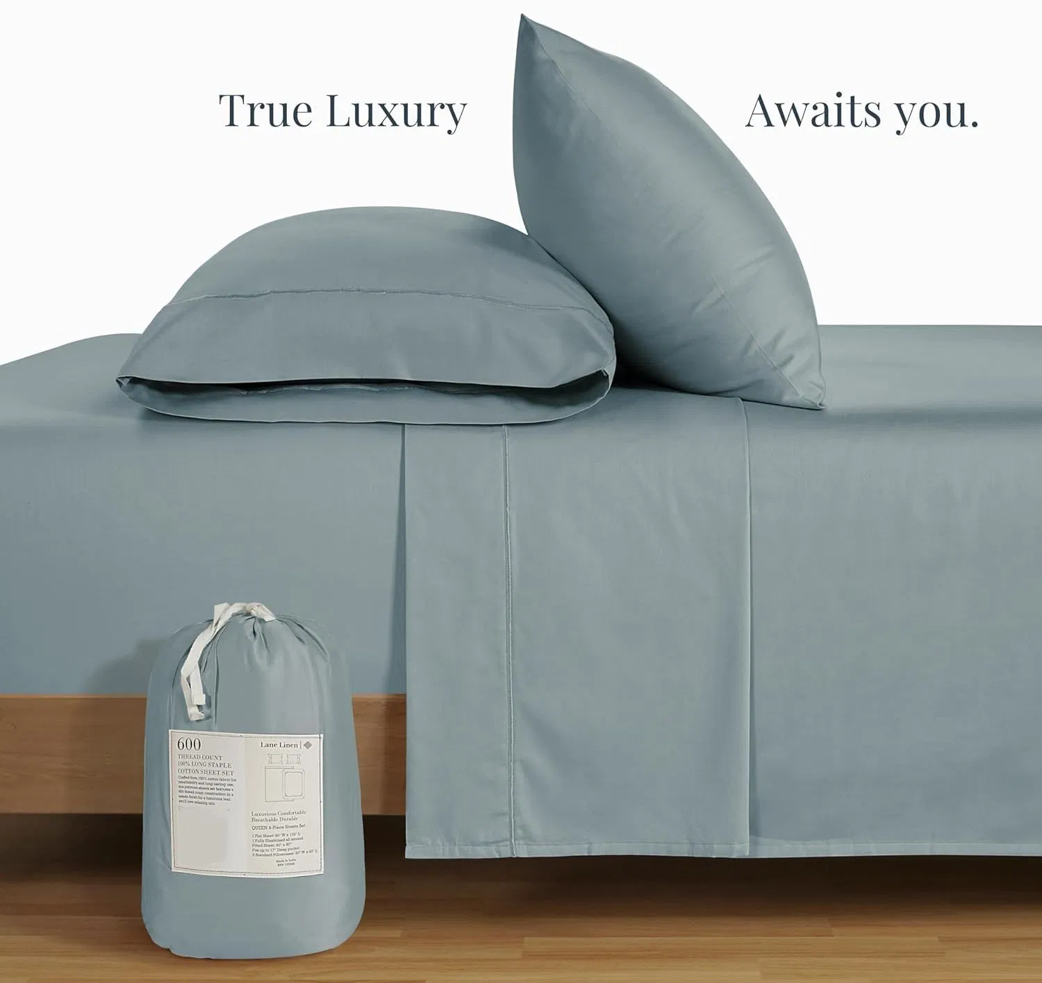 Хлопковый комплект постельного белья Queen Size