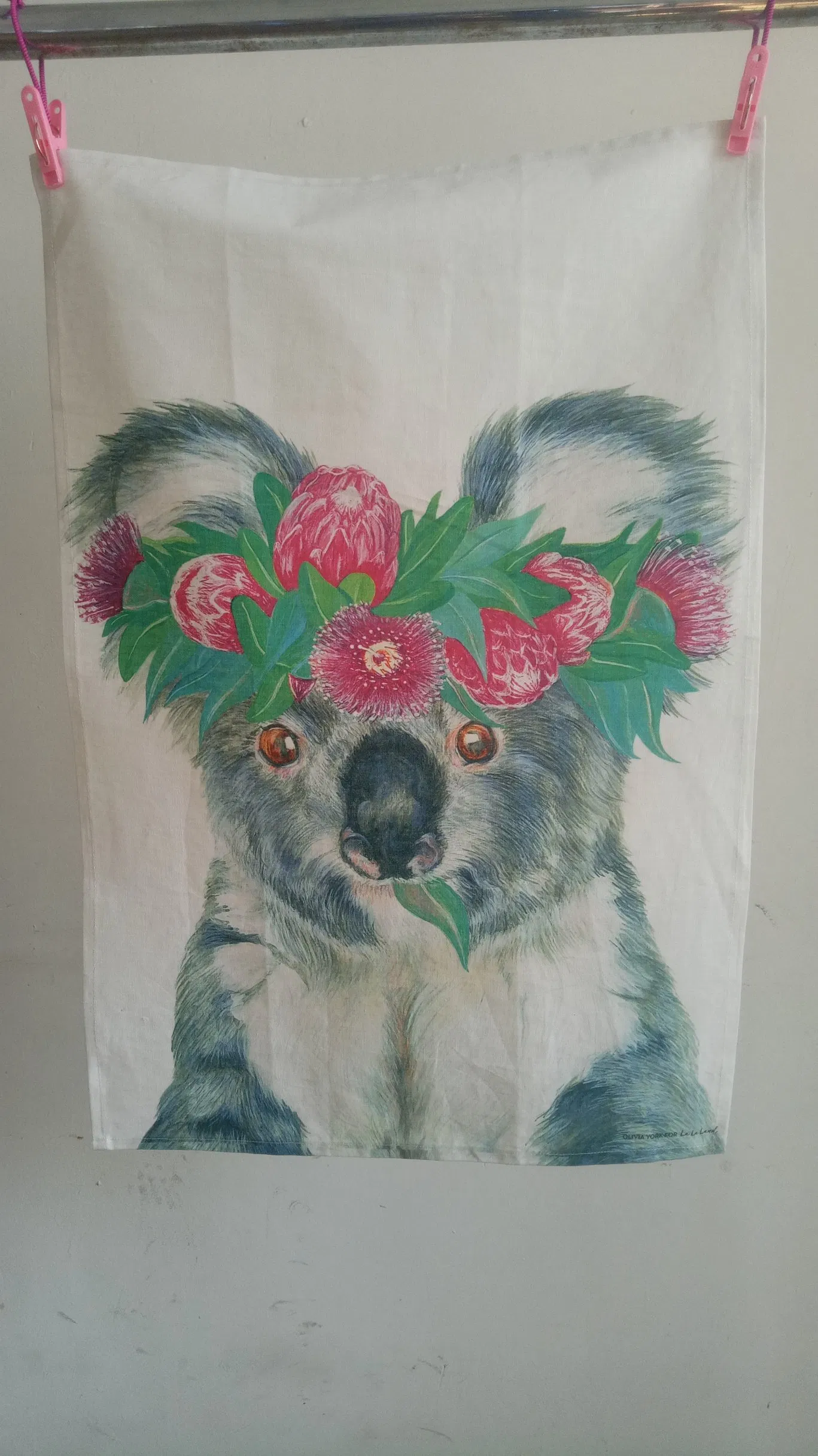 100% Linen Digital Famous Lady Print Kitchen Towels Tea Towel Kitchen Dish Cloth