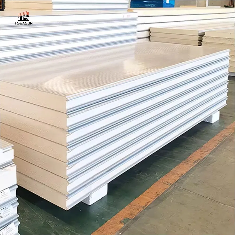 Eco-Friendly/Thermal Insulation/Fireproof Polyurethane (PU) Sandwich Panels for Cold Room Steel Structure Buildings