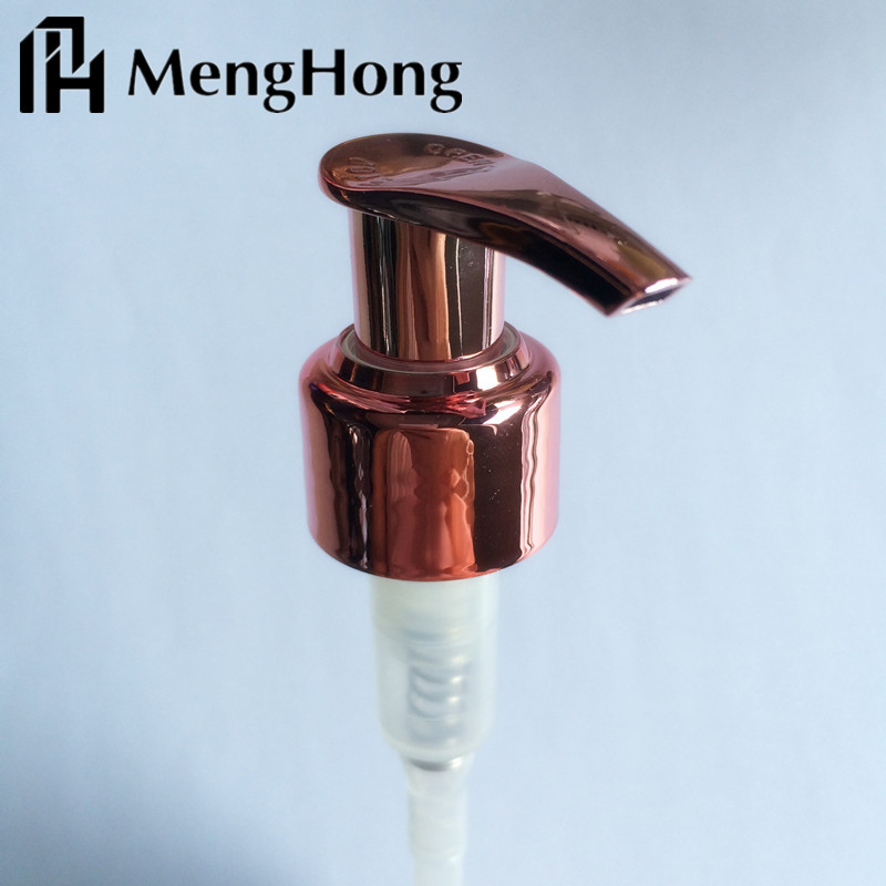Rose Golden UV PP Lotion Pump for Liquid Soap