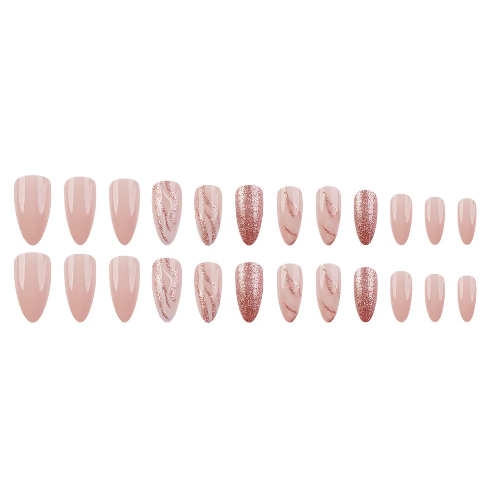 Wear Nails Soft Glitter Nail Patch Removable Nail Art