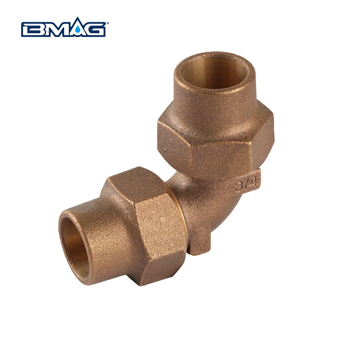 Bmag Factory Direct Brass Valves and Elbow Pipe Fitting