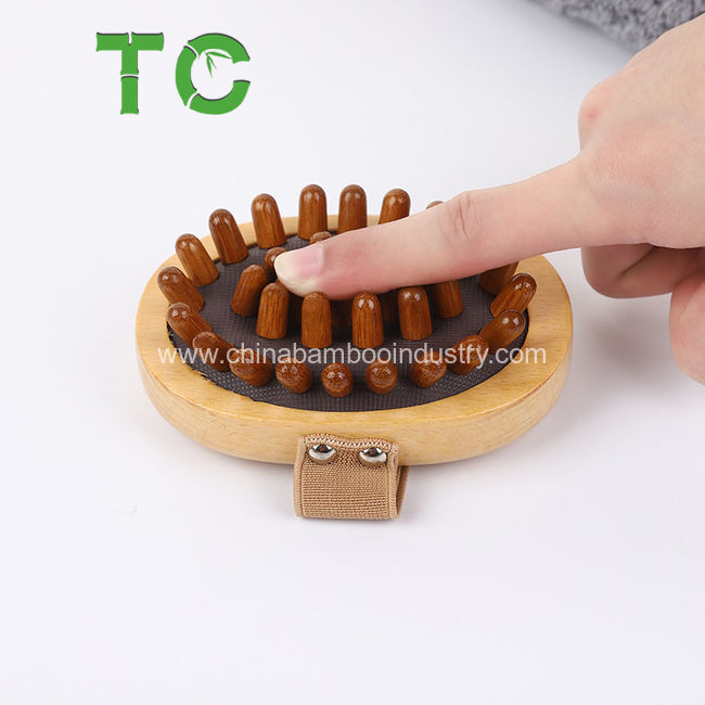 Wooden Handheld Massage Brush Body Anti Cellulite Brush Air Cushion Massager