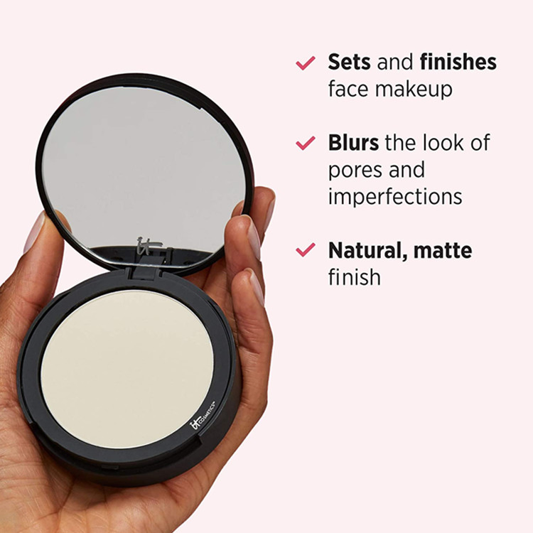 OEM ODM Bye Bye Pores Pressed Finishing Powder for Hydrolyzed Collagen & Antioxidants