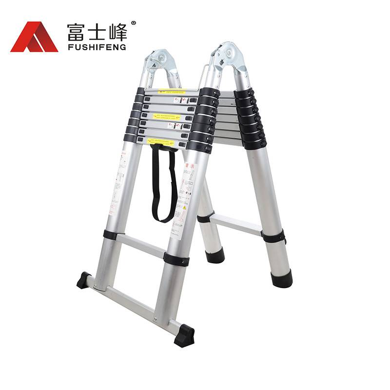 4.4m Double Side Extendable Telescopic Ladder by En131