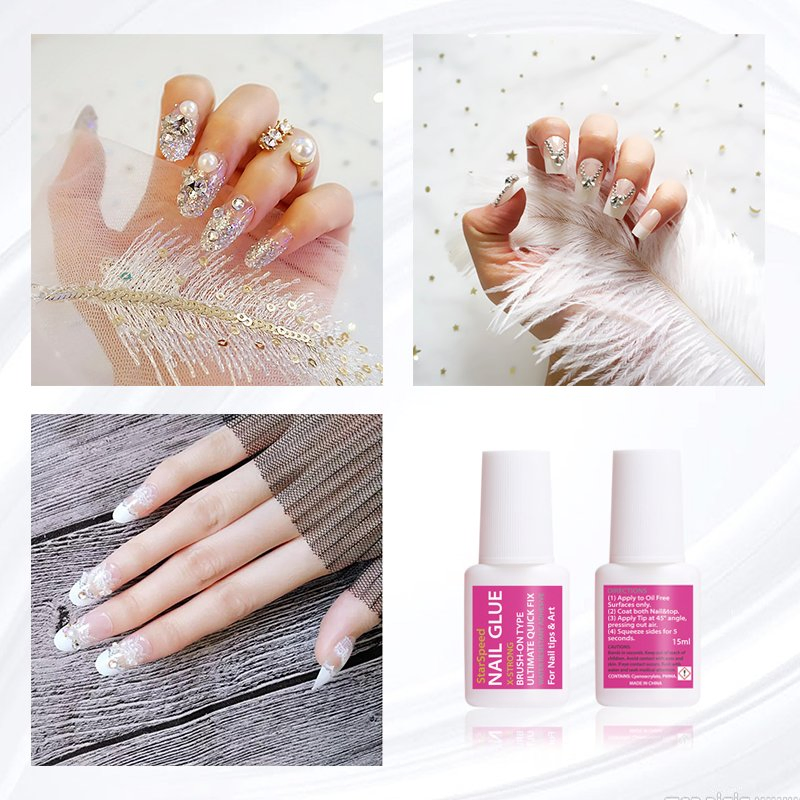 Super Nail Technician Glue Long Lasting Nail Glue Without UV