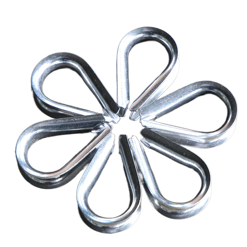 Quality Zinc-Plated Wire Rope Thimbles DIN6899A & DIN6899b From Rigging Factory-Hardware Product