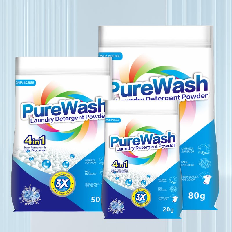 Factory Wholesale Scented Natural Unbleached Multifunctional Organic Base Laundry Detergent Powder