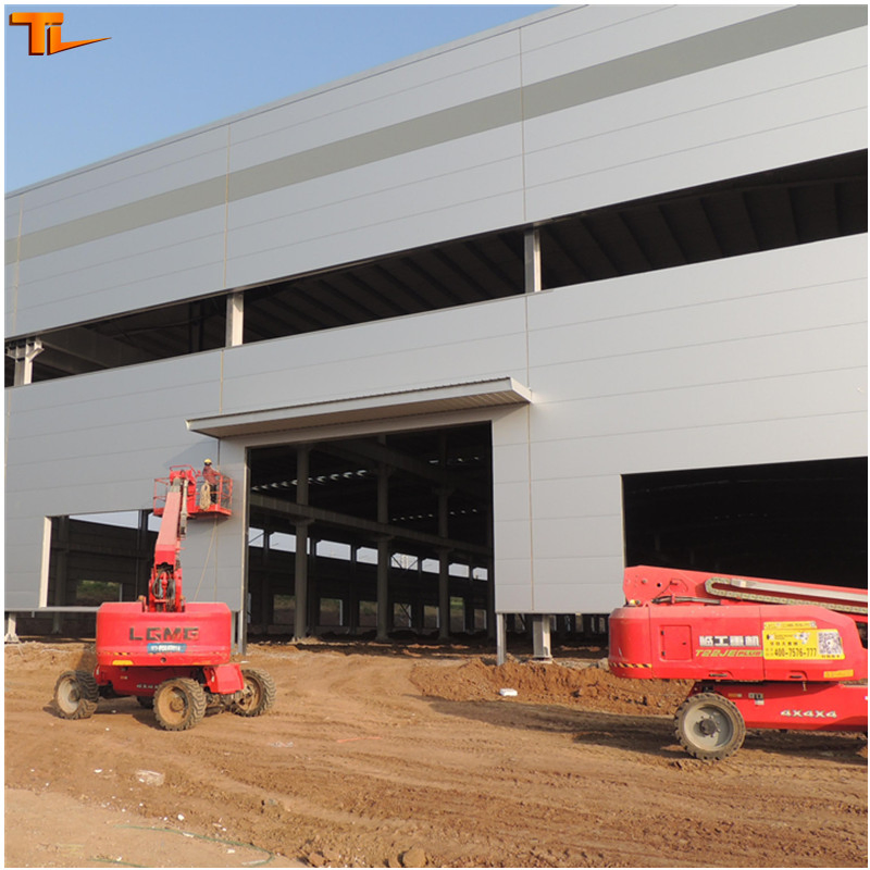 China Construction Industrial Light Metal Prefab Prefabricated Steel Frame Structure Building