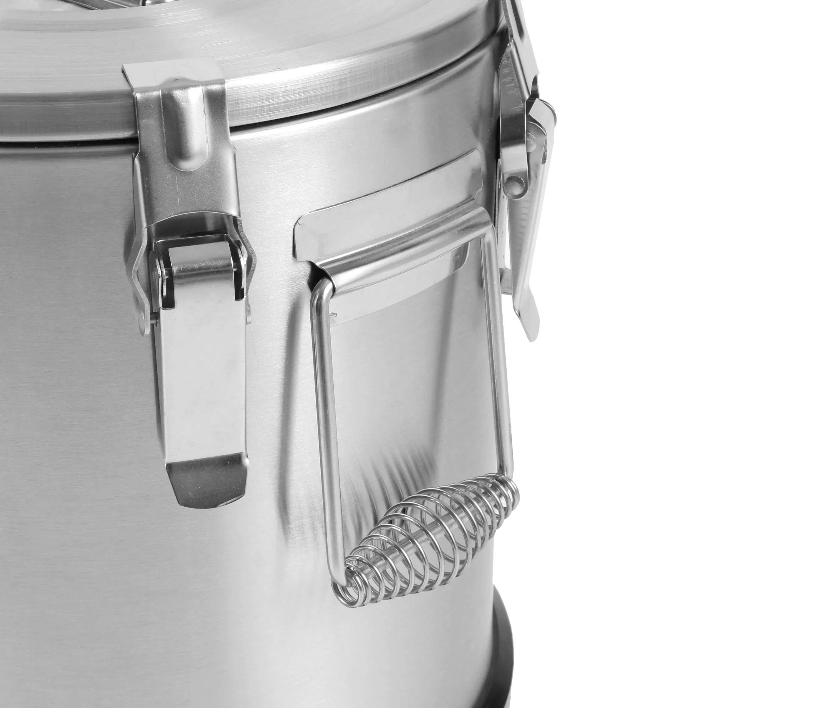 Stainless Steel Insulated Soup & Tea Barrel Transport Container with Dispensing Tap