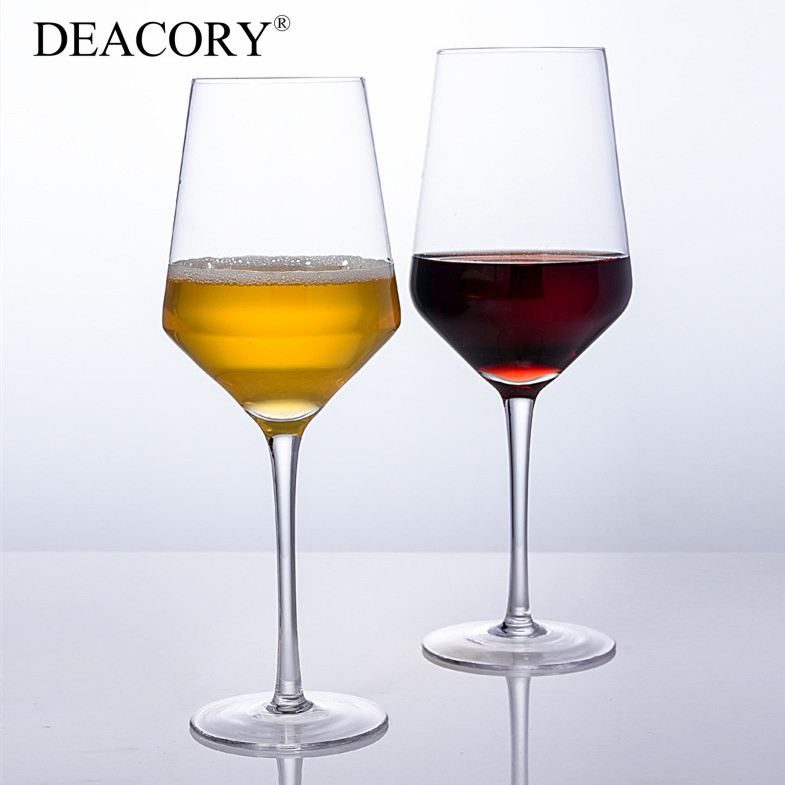 Unique V-Shape Wine Glass for Christmas and Holiday Festive Gatherings