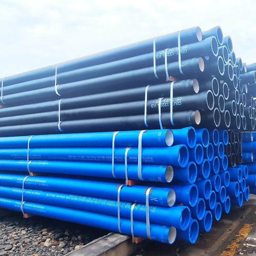 High Quality DN 300mm 100mm K8 K7 K9 C25 C30 450mm 6 Inch Black Ductile Cast Iron Pipe Price