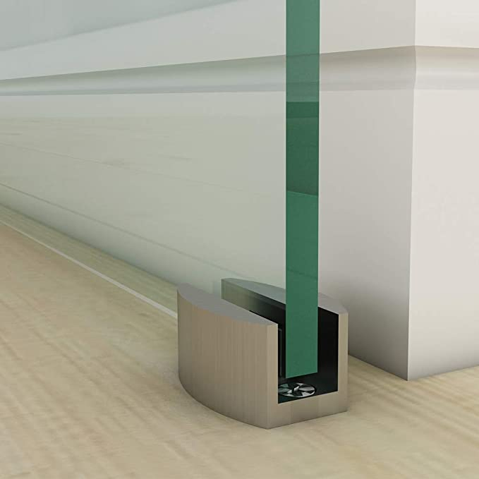 Sliding Glass Door Guide Stainless Steel Sliding Shower Door C-Guide for Sliding Glass Door and Glass Shower Door