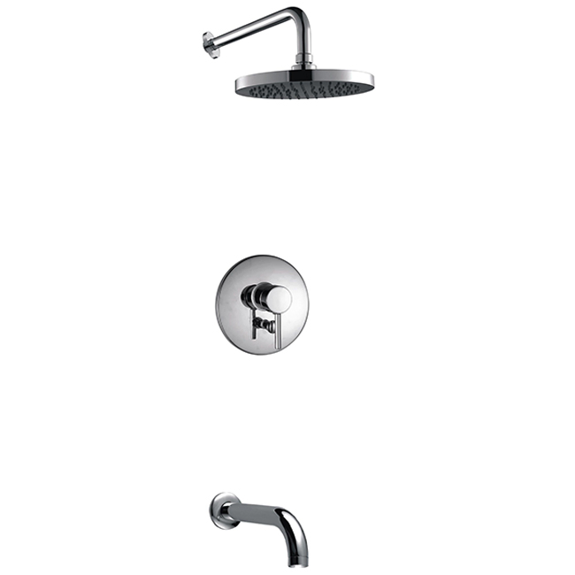 Encomic Chrome Concealed Installation Bath & Shower Mixer Faucet (E9904-1)