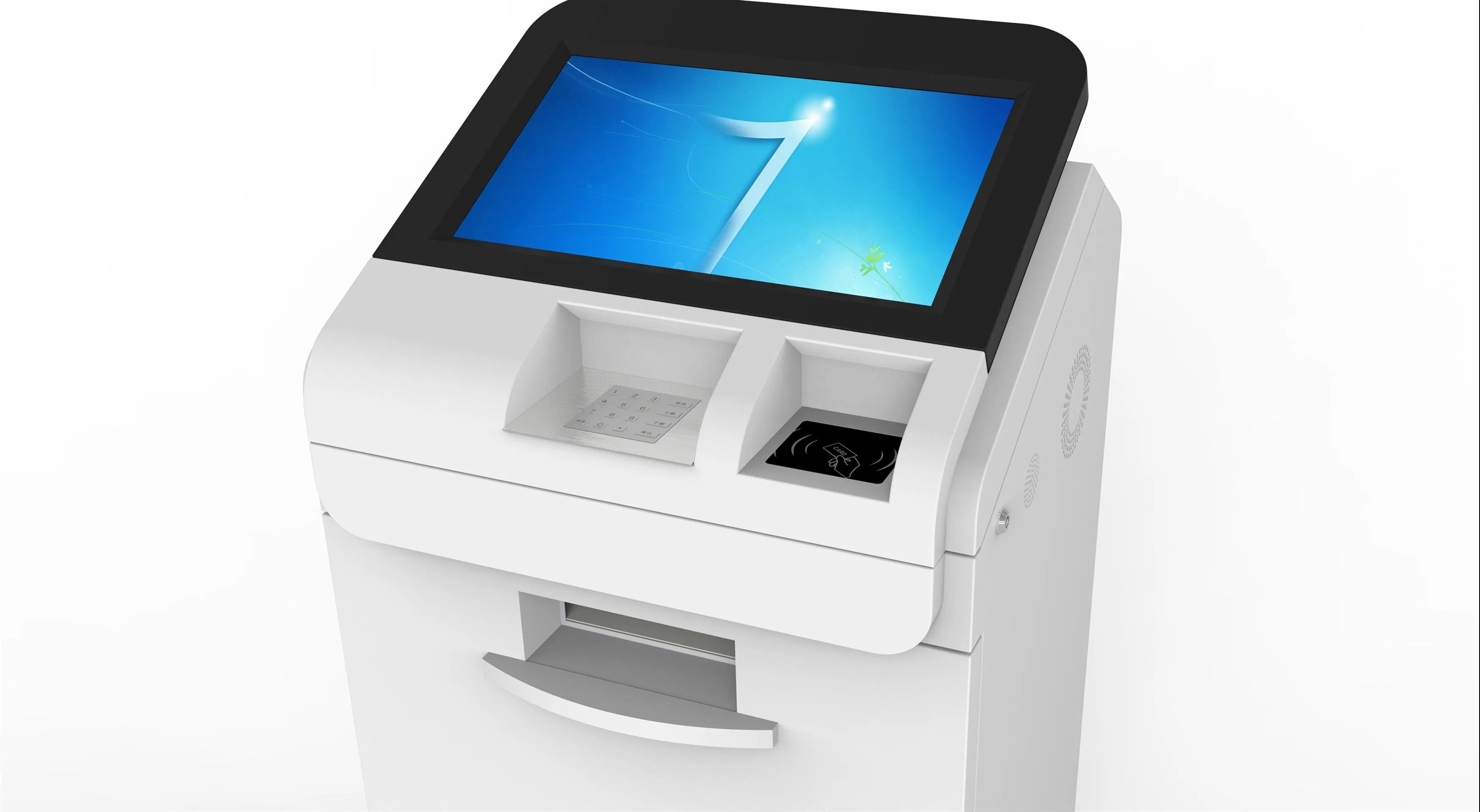 21.5 Inch Ticket Printing Self Service Kiosk Machine Picture Printer Self Service Kiosk Self Service A4 Printing Kiosk Printer for Self Service Kiosk