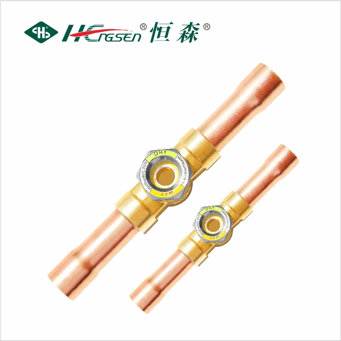 Air Conditioning Copper and Brass Welded Sight Glass