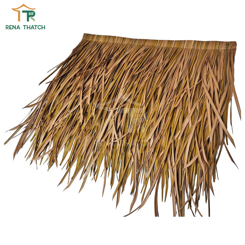 Waterproof Plastic Thatch Roof Synthetic Artificial Straw for Tropical Area Use