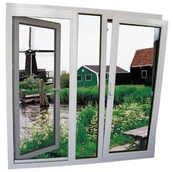 American Sliding Glass Black White Vinyl Grid Double Hung PVC Windows Doors
