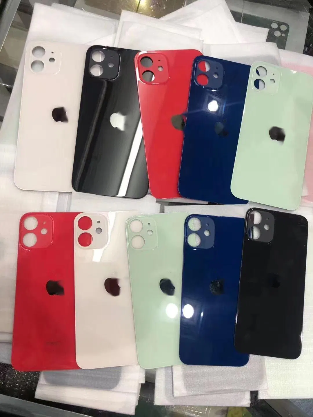 Factory Price Replacement Back Glass for iPhone X 11 12 13 PRO Max 7/8 7p/8p X Xr Xs Max 11 PRO Max Back Camera Protection Housing Glass Wholesale Glass