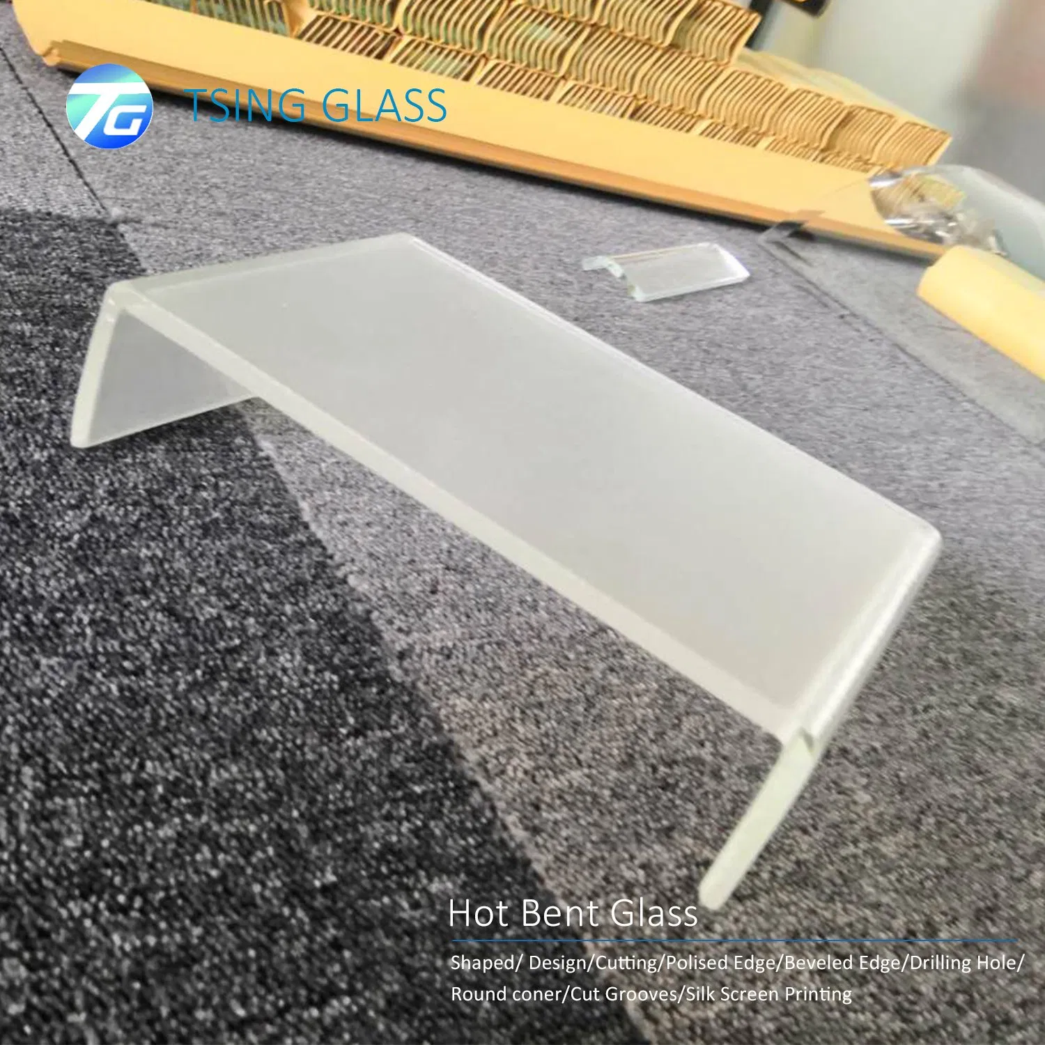 Clear Toughened Tempered Curved Glass Flat Glass Bent Glass for Windows Door Shower Room Glass Railing Fence Furniture