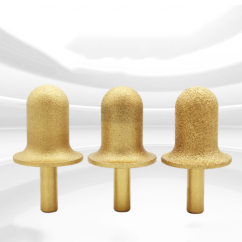 Vacuum Brazed Milling Cutter Quartz Stone Countertop Back Water Retaining Wheel