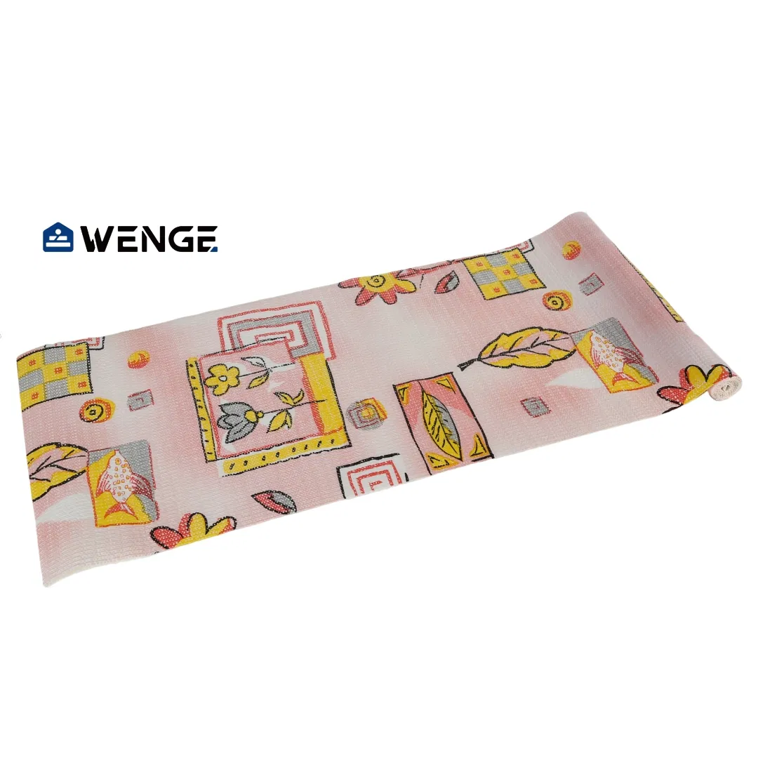 High Quality Custom Printed Shelf Liner Pretty and Colorful Non Slip PVC Drawer Mat