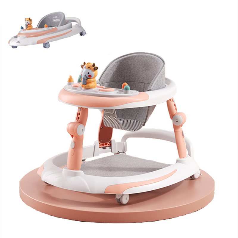Design Multi-Functional Tollder Walking Chair Baby Learning Walker with Toy