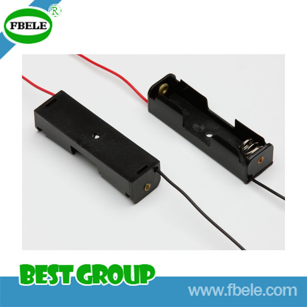 Round Battery Holder Waterproof Battery Holder AA Battery Holder