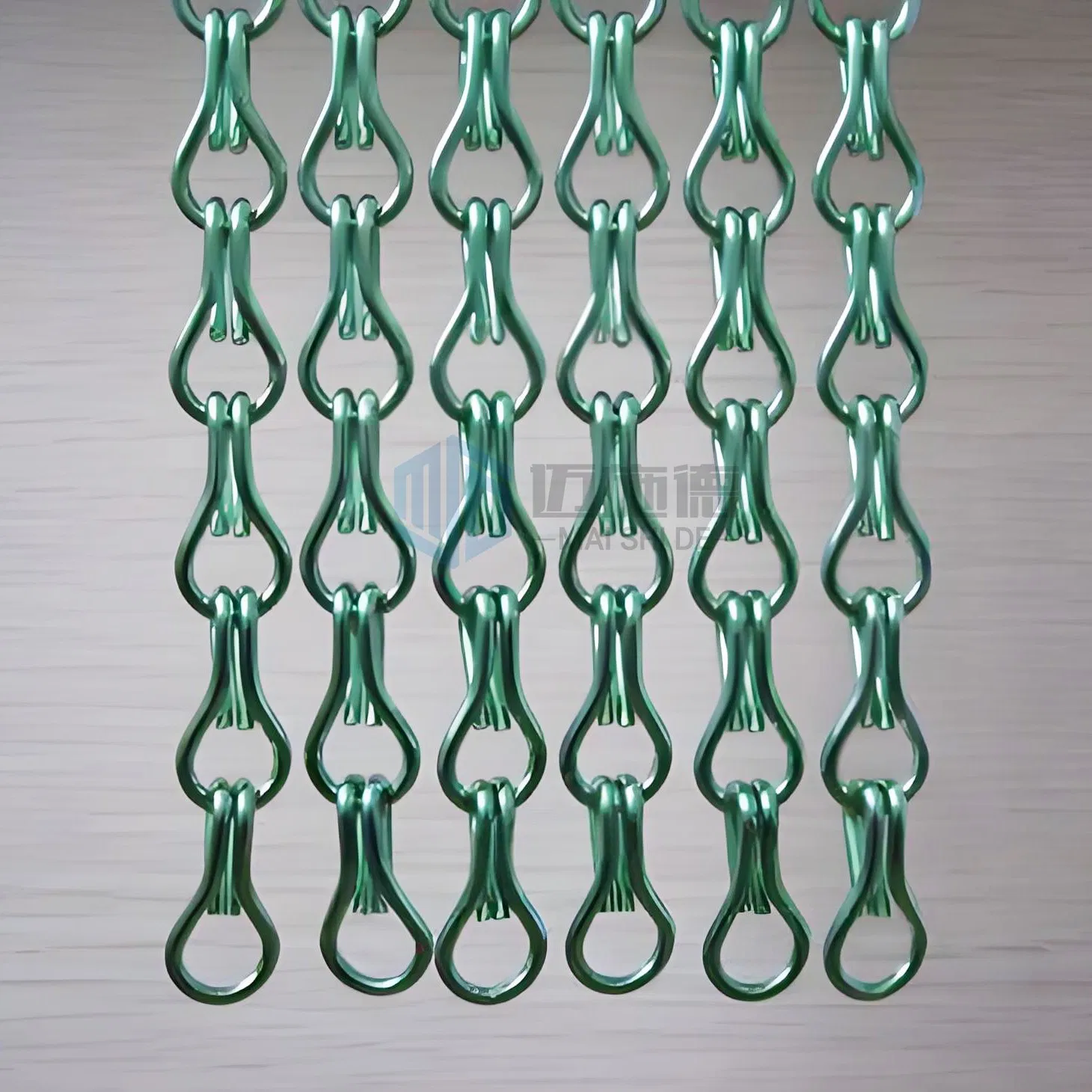 Lightweight and Versatile Aluminium Chain Curtain for Ceiling Chain