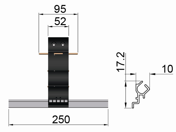 Euroblock for Anti-Push up Device