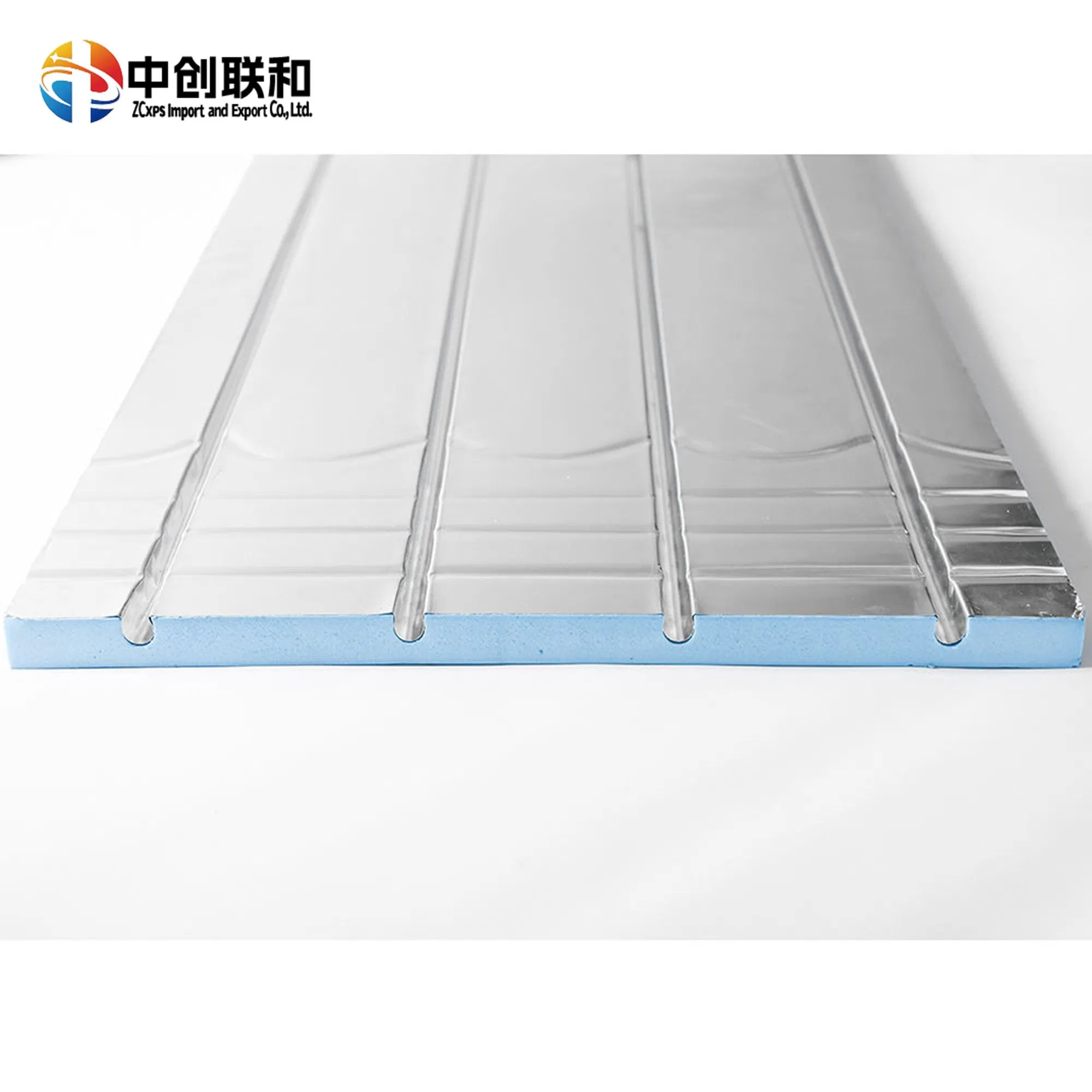 Dry Underfloor Heating for Wooden Floor with Pre-Grooved XPS Underfloor Heating Panel