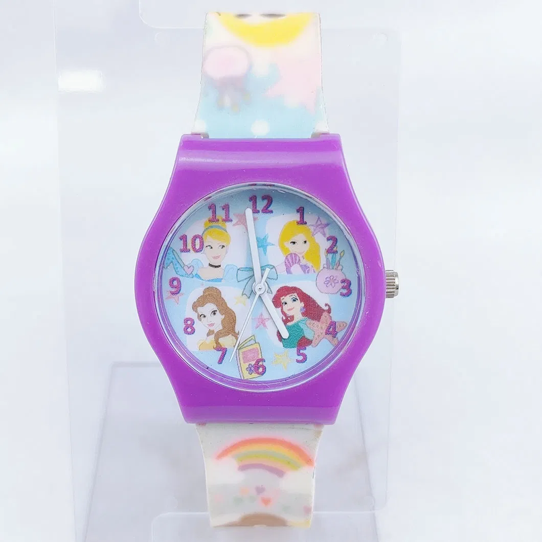 R0770 Custom Kids Printing Cartoon Watch with Japan Movement