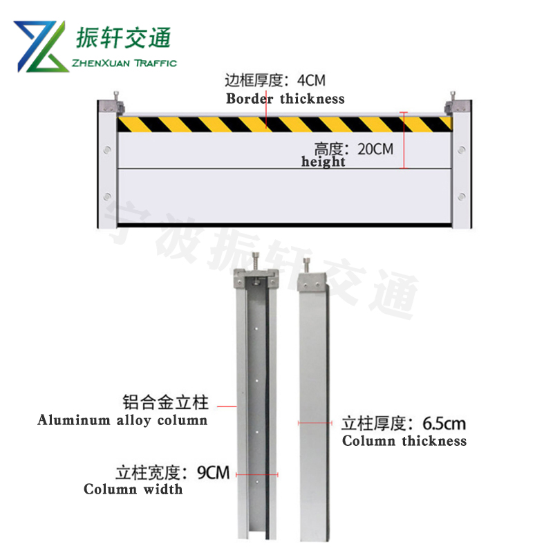 Hot Selling Customized Quick Dam Durable Aluminum Alloy Flood Barriers for Home to Prevent Flooding