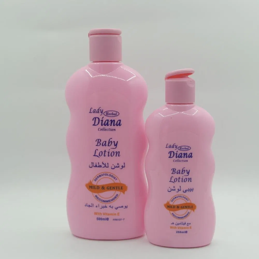 Private Label OEM Vitamin E Mild Gentle 250ml Baby Lotion for Skin