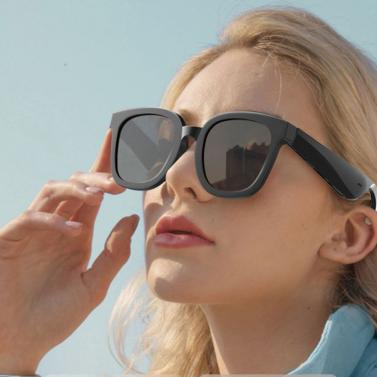 Smart Bluetooth Eyeglasses with Built-in Mic & Speaker