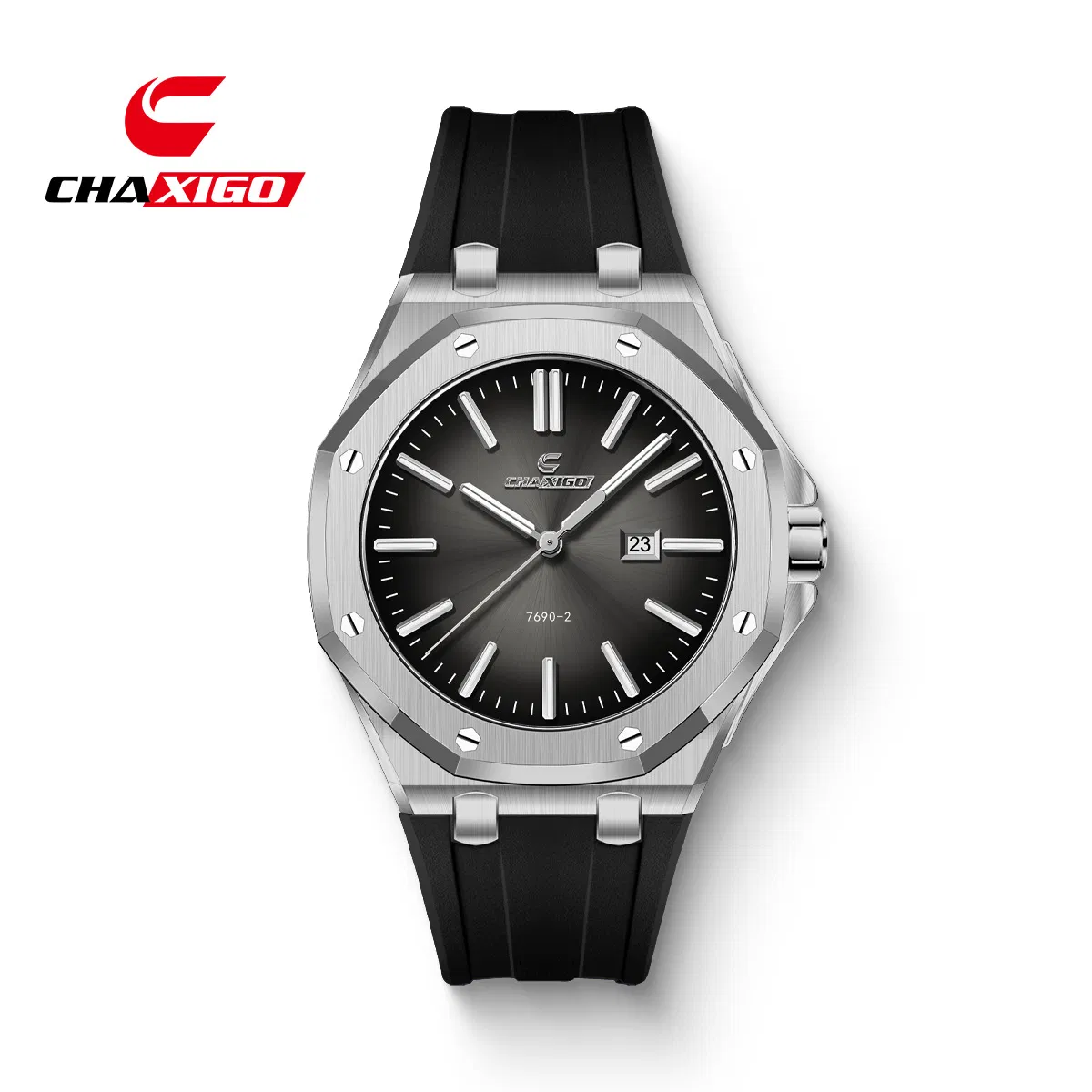 Chaxigo Classic Men's Automatic Quartz Watch Sapphire Crystal Mirror Scratch-Resistant