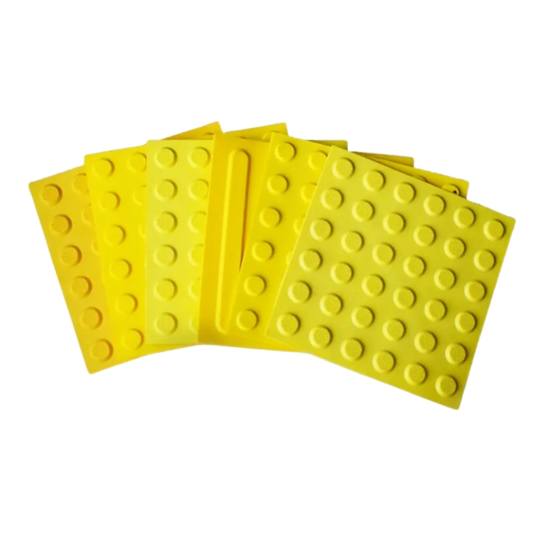 Outdoor Anti Slip PVC TPU Tactile Indicator Tiles for Blind People Safety