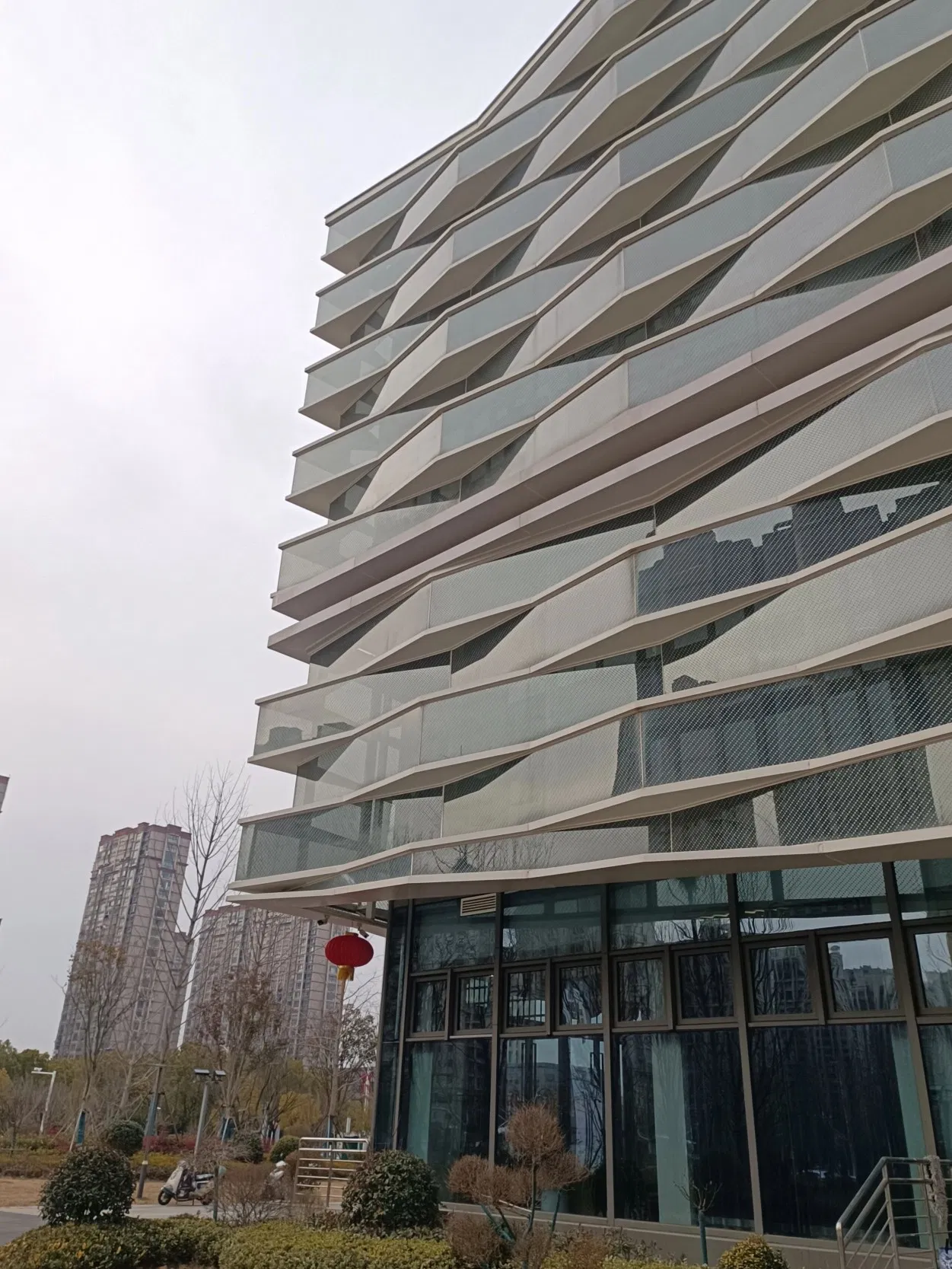 Reliable Outstanding Wind Resistance Steel Structure Facade Metal Glazing Curtain Wall