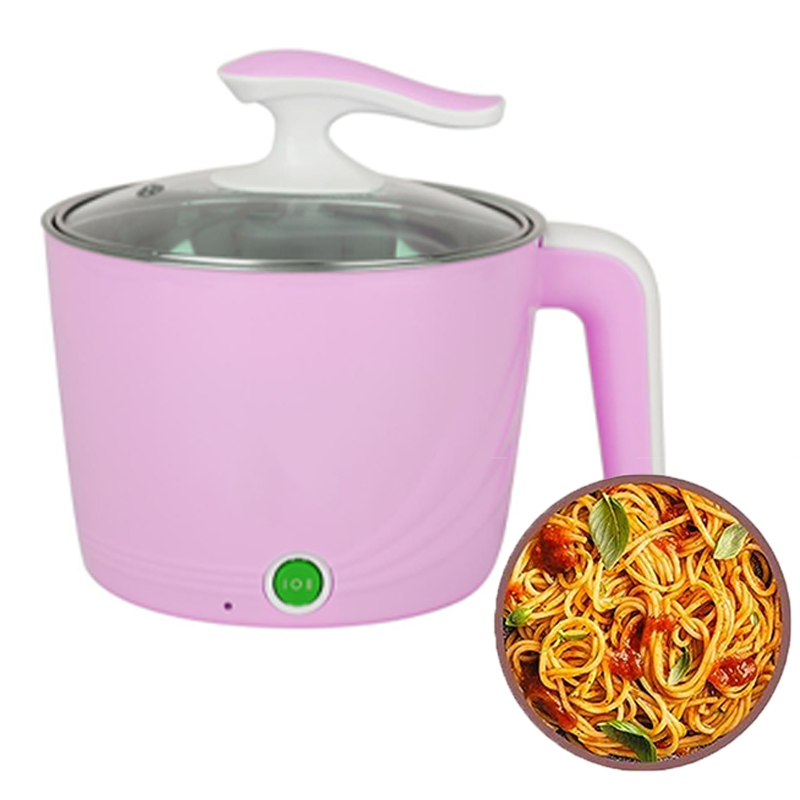 Wholesale Factory Electric Hot Pot Maker with 1.2L Portable Multi Cooker Shabu Pot Skillet for Noodles Soup Egg Steak Porridge Maker