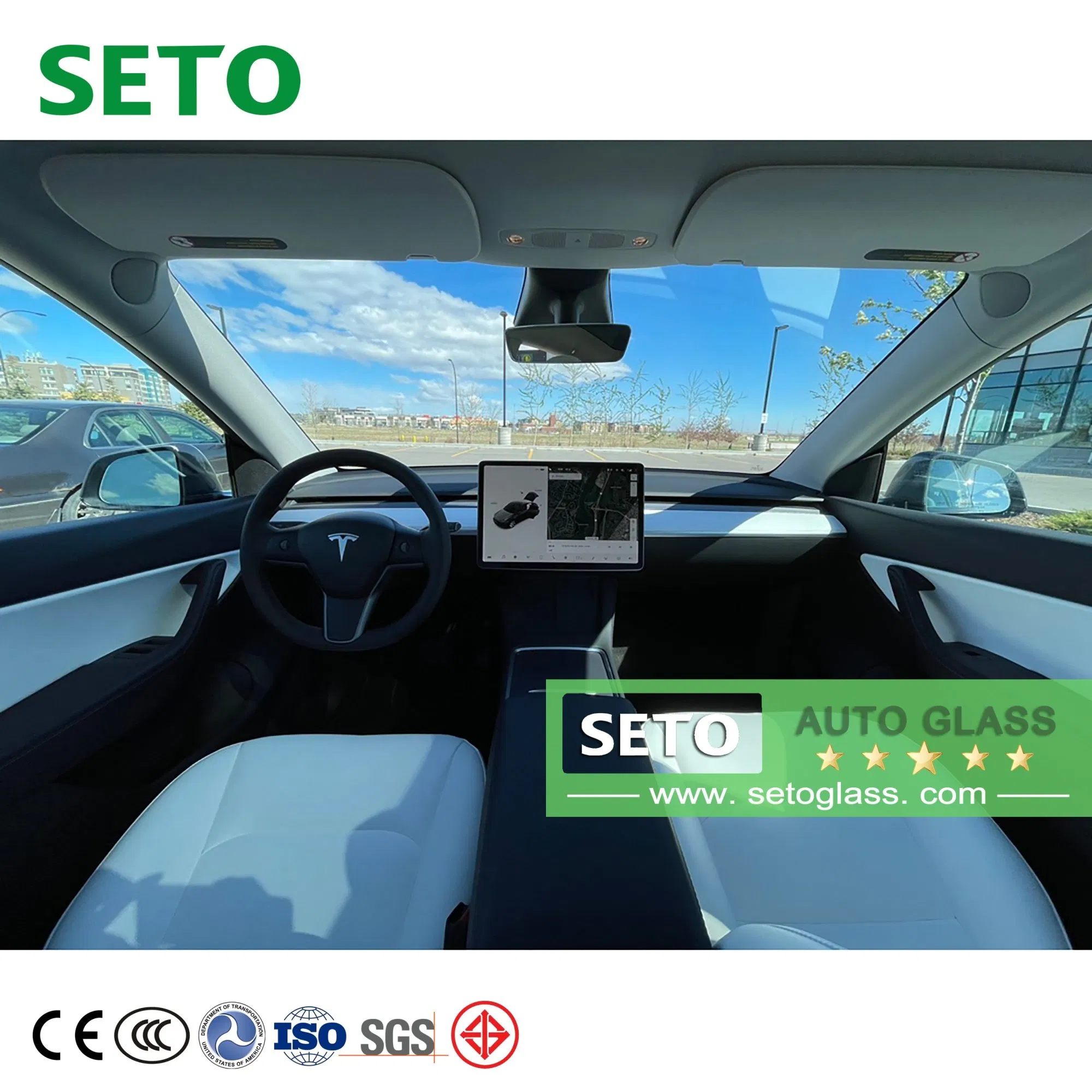 Tes La Model Y Auto Glass Car Windshield Glass Auto Glass Windscreen for Tes La Model Y