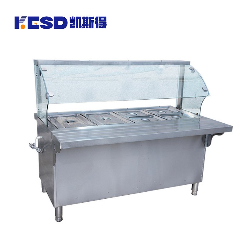 4 Feet Stainless Steel Chafing Basin Serving Dish with Glass Lid Cooking Hotel Buffet Food Warmer Tray Dish Pan Hot Pot