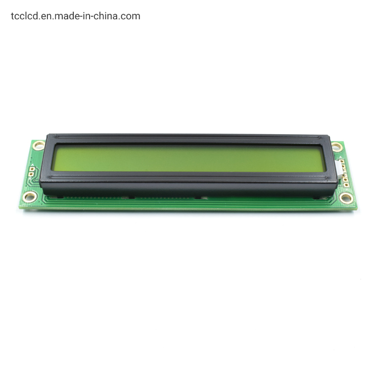 LCD дисплей 1601, 16x1 символ, желтая подсветка